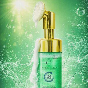 Prédiré Oil Control Teal Lava Foam Facial Cleanser with Collagen and Stem Cell